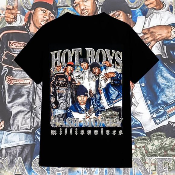 Hot Boys Shirt Lil Wayne Cash Money Millionaires Shirt - Picture 1 of 4